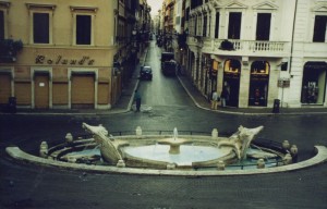 Alba a Piazza di Spagna