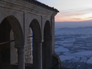 Particolare della chiesa della  Madonna del Corno