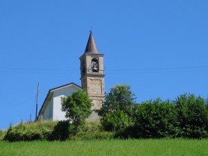 La chiesetta di Brugneto.