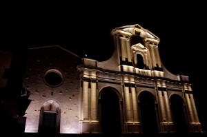 Basilica di Bonaria - vista laterale.