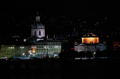 Como - vista notturna del Duomo