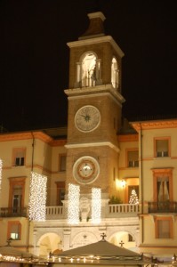 Campanile di Rimini by Night a Natale