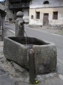 fontana in pietra, Chialamberto, Val Grande di Lanzo