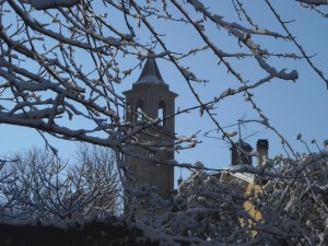 Atmosfera innevata del Campanile di S.Biagio
