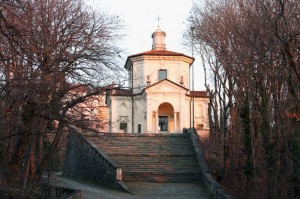 Cappella S.Monte di Varese al tramonto