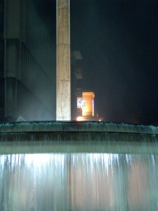 La fontana segna le ore