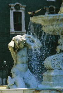 Fontana dell’Amenano a Catania