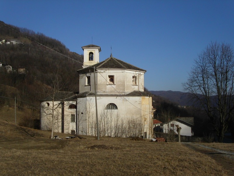 ''Pramollo (Val Chisone), frazione Ruata, chiesa cattolica, dedicata alla Natività di Maria Vergine'' - Pramollo