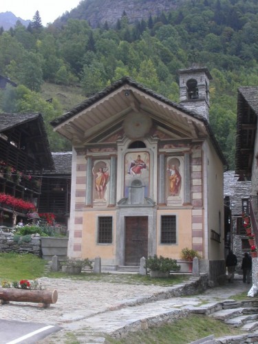 Alagna Valsesia - Alagna Valsesia, frazione Pedemonte, chiesetta San Nicolao Alagna Valsesia - Alagna Valsesia, frazione Pedemonte, chiesetta San Nicolao