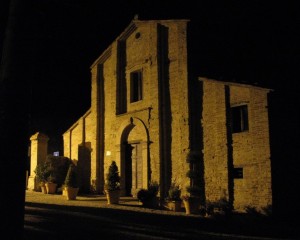 La facciata del santuario di S.Gervasio