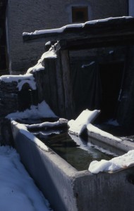 Prali, Val Germaasca: fontana