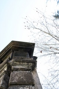 Fontana di Grimoaldo - Le colonne a fine Febbraio