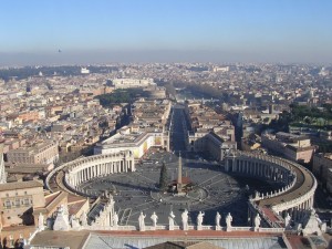 Veduta dal Cupolone di San Pietro
