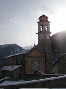 Pontebernardo, frazione di Pietraporzio, Valle Stura di Demonte, chiesa parrocchiale Maria Vergine Assunta