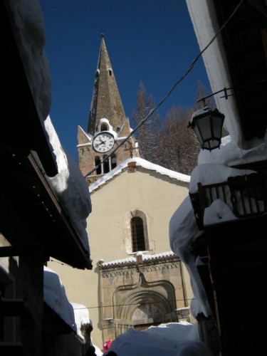 Cesana Torinese - Cesana Torinese, frazione Bousson, chiesa Nostra Signora della Neve Cesana Torinese - Cesana Torinese, frazione Bousson, chiesa Nostra Signora della Neve