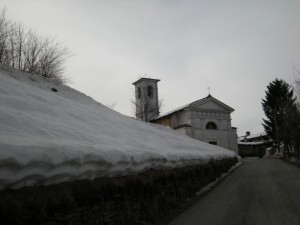 Angrogna, Val Pellice, chiesa cattolica di San Lorenzo