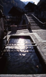 Il sole nella fontana