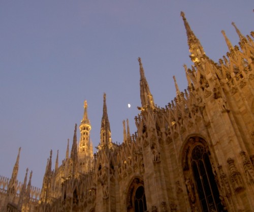 Milano - Il Duomo e la Luna