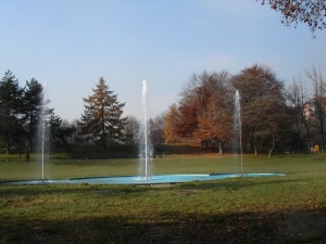 Torino, fontana dal Parco Ruffini