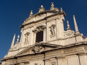 Brescia - Facciata di SS. Faustino e Giovita