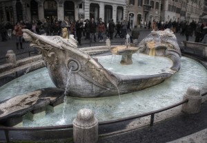 Piazza di Spagna: Fontana