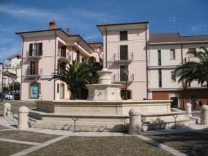 La grande fontana di piazza Cavour