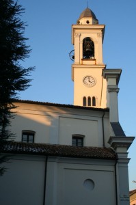 Il campanile al tramonto