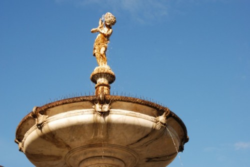 Prato - Particolare della fontana del Pescatorello Prato - Particolare della fontana del Pescatorello