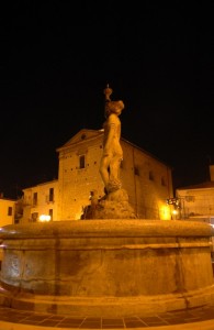 Corfinio - Chiesa del Soccorso e Fontana della Gemma