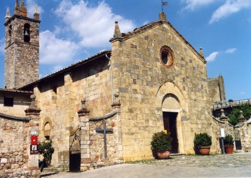 Monteriggioni - Chiesa di Santa Maria Assunta