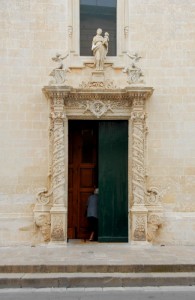 Alla messa vespertina