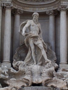 Fontana di Trevi - Panoramica frontale