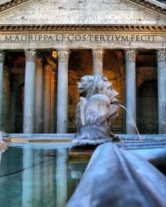Roma - Fontana al Pantheon