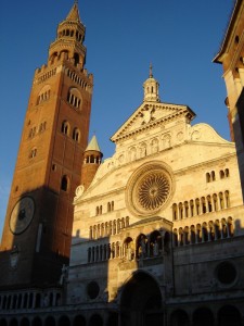 Il tramonto sulla chiesa