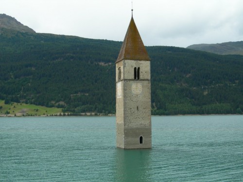 Curon Venosta - Campanile sott'acqua Curon Venosta - Campanile sott'acqua