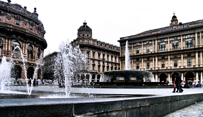 ''La fontana di Piazza De Ferrari'' - Genova