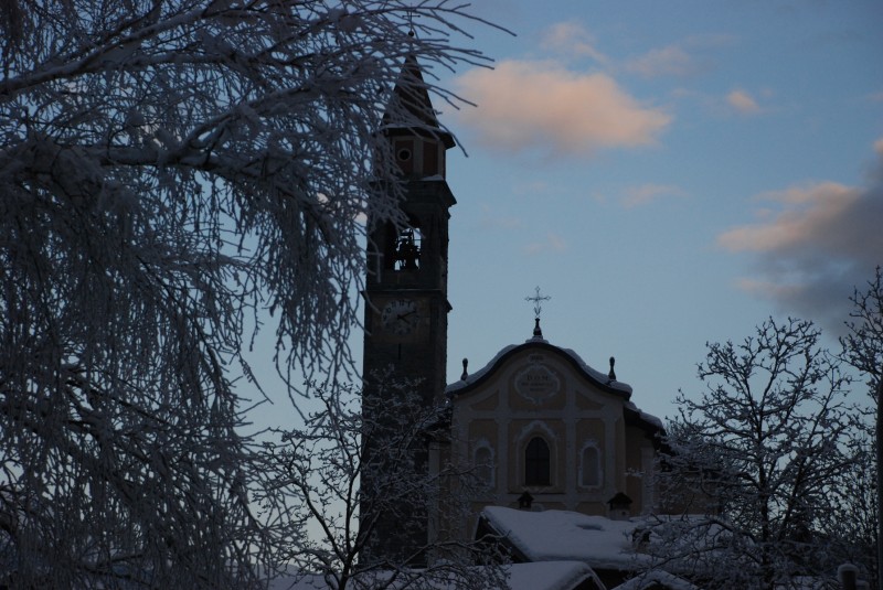 ''Chiesa di Zuclo immersa nel bianco inverno'' - Zuclo