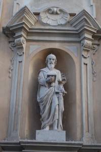 Statua del Duomo di Pitigliano