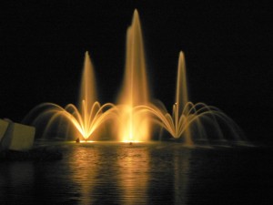 Fontana sul lungo mare di Salerno