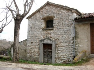 Chiesa privata fam.Caverni, Palazzo frazione di Arcevia