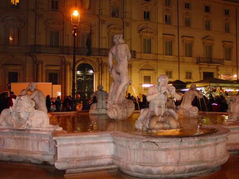 ''La fontana del moro'' - Roma