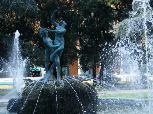 Firenze - Fontana in Piazza della Libertà