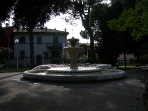 La fontana dei giardini
