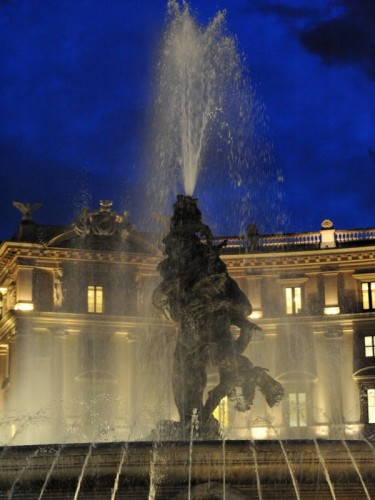 Roma - Fontana Piazza Esedra di Notte I