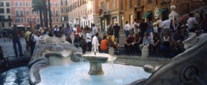 Fontana della Barcaccia - Piazza Spagna, Roma