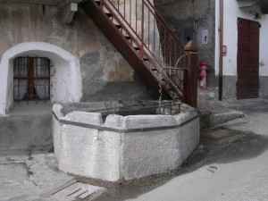 fontana della borgata Traverse di Pragelato