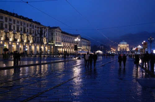 Torino - Torino,sera di pioggia