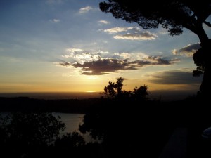 Roma Lago di  Castel Gandolfo “Pensieri Della Sera”