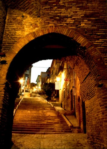 Corinaldo - La scalinata Corinaldo - La scalinata