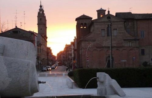 Parma - via D'Azeglio da piazzale S.Croce